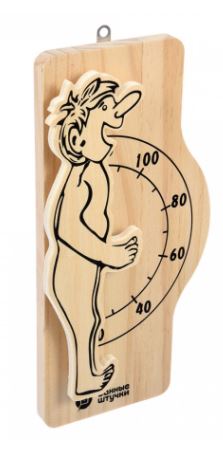 Термометр БАНЩИК 23х10х3см  для бани и сауны  Банные штучки